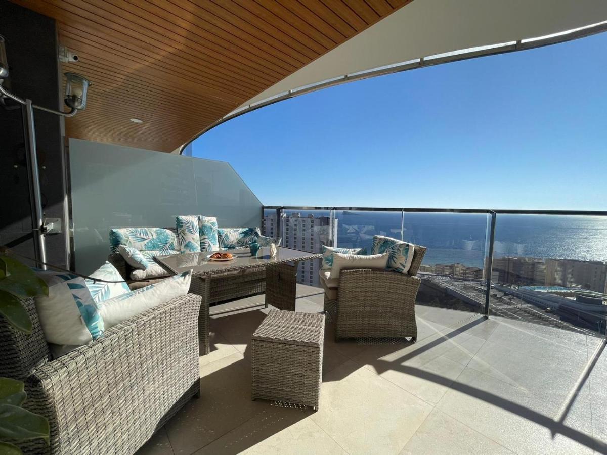 Apartament Sunset Waves Benidorm Julieta Vistas Al Mar Premium 200 Mt2 Con Jacuzzi En Terraza Zewnętrze zdjęcie