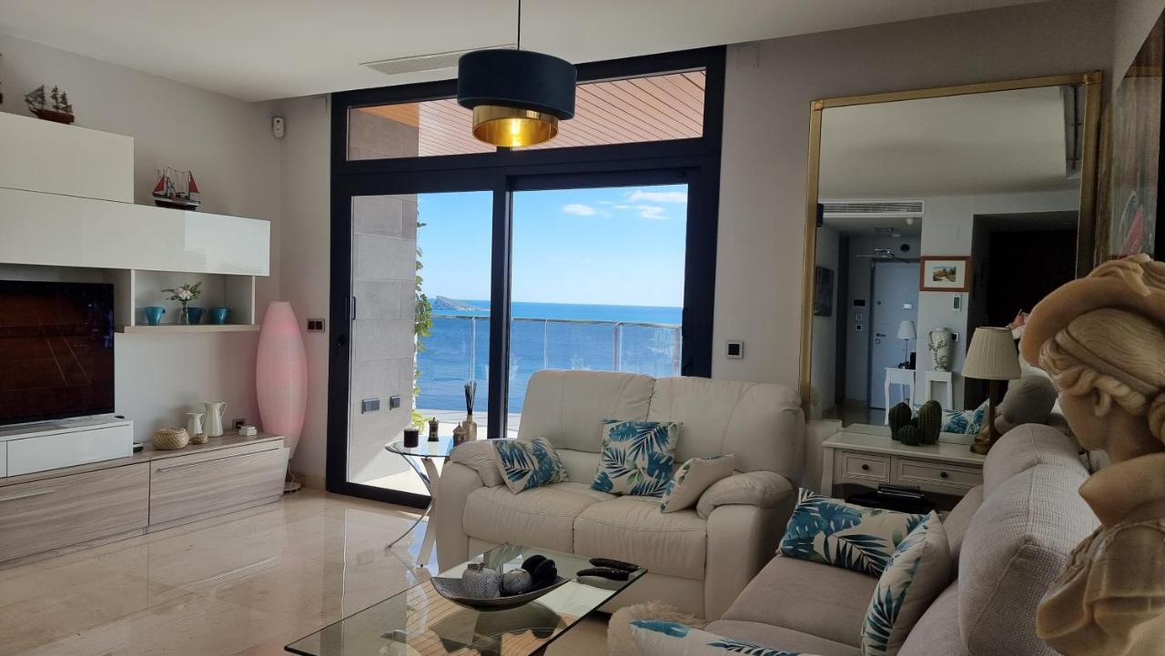 Apartament Sunset Waves Benidorm Julieta Vistas Al Mar Premium 200 Mt2 Con Jacuzzi En Terraza Zewnętrze zdjęcie