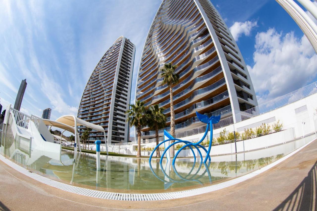 Apartament Sunset Waves Benidorm Julieta Vistas Al Mar Premium 200 Mt2 Con Jacuzzi En Terraza Zewnętrze zdjęcie