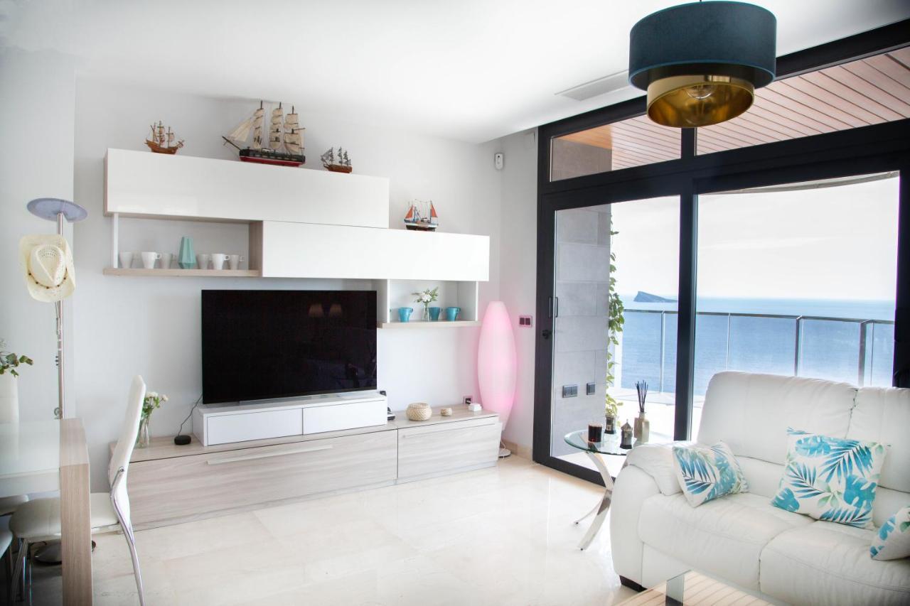 Apartament Sunset Waves Benidorm Julieta Vistas Al Mar Premium 200 Mt2 Con Jacuzzi En Terraza Zewnętrze zdjęcie