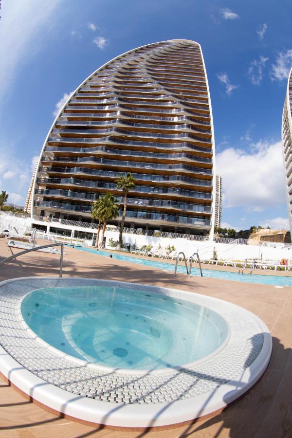 Apartament Sunset Waves Benidorm Julieta Vistas Al Mar Premium 200 Mt2 Con Jacuzzi En Terraza Zewnętrze zdjęcie