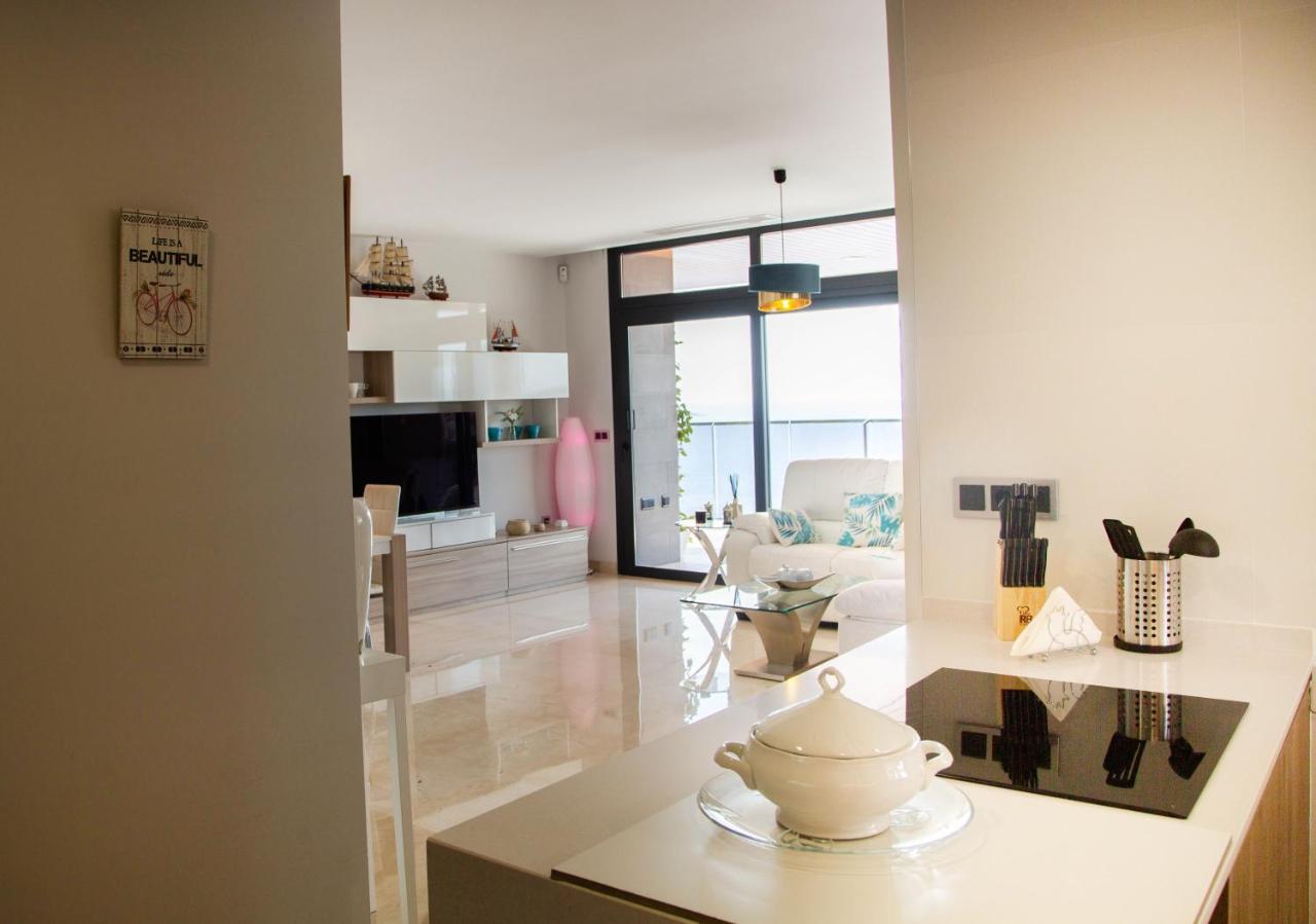 Apartament Sunset Waves Benidorm Julieta Vistas Al Mar Premium 200 Mt2 Con Jacuzzi En Terraza Zewnętrze zdjęcie