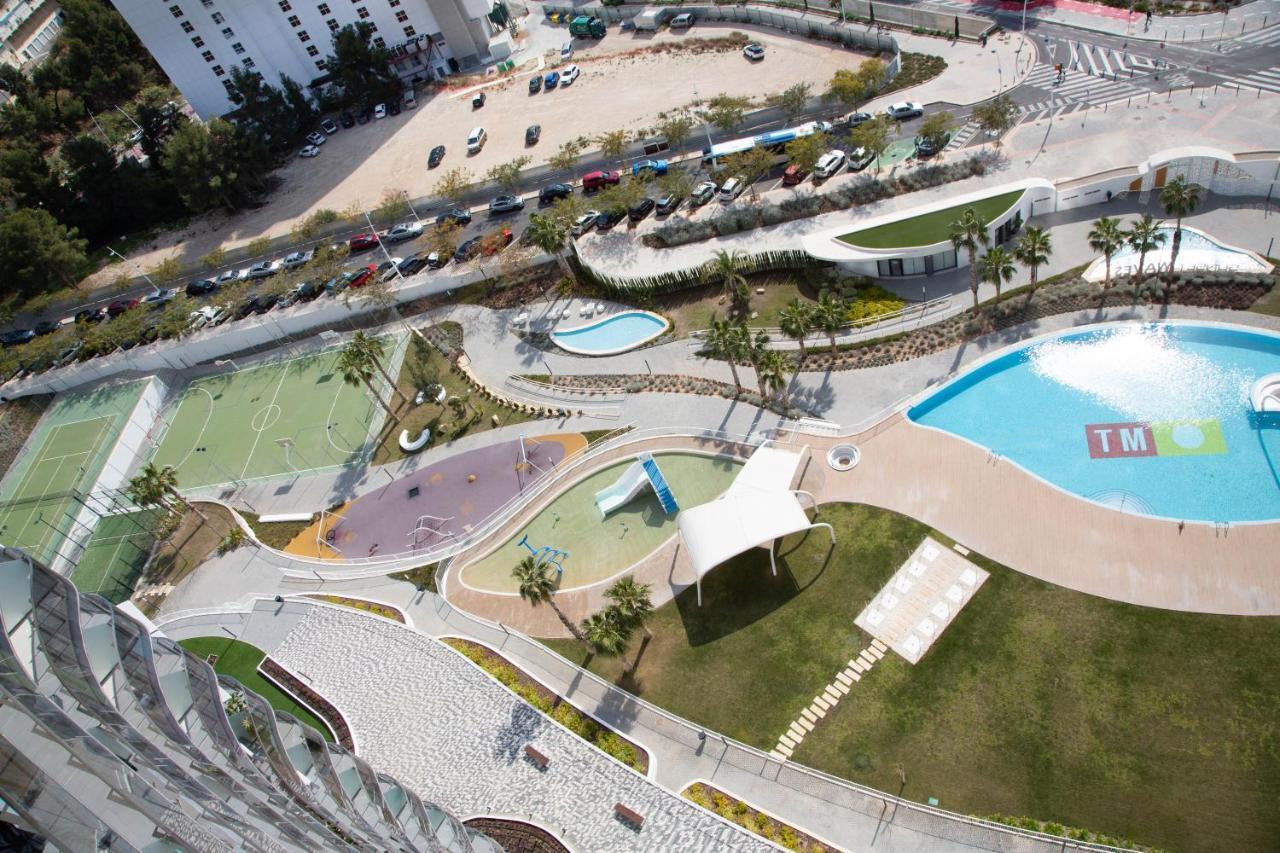 Apartament Sunset Waves Benidorm Julieta Vistas Al Mar Premium 200 Mt2 Con Jacuzzi En Terraza Zewnętrze zdjęcie